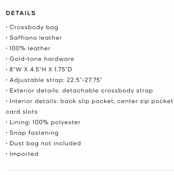 Michael kors Saffiano leather crossbody - Picture 9 of 10